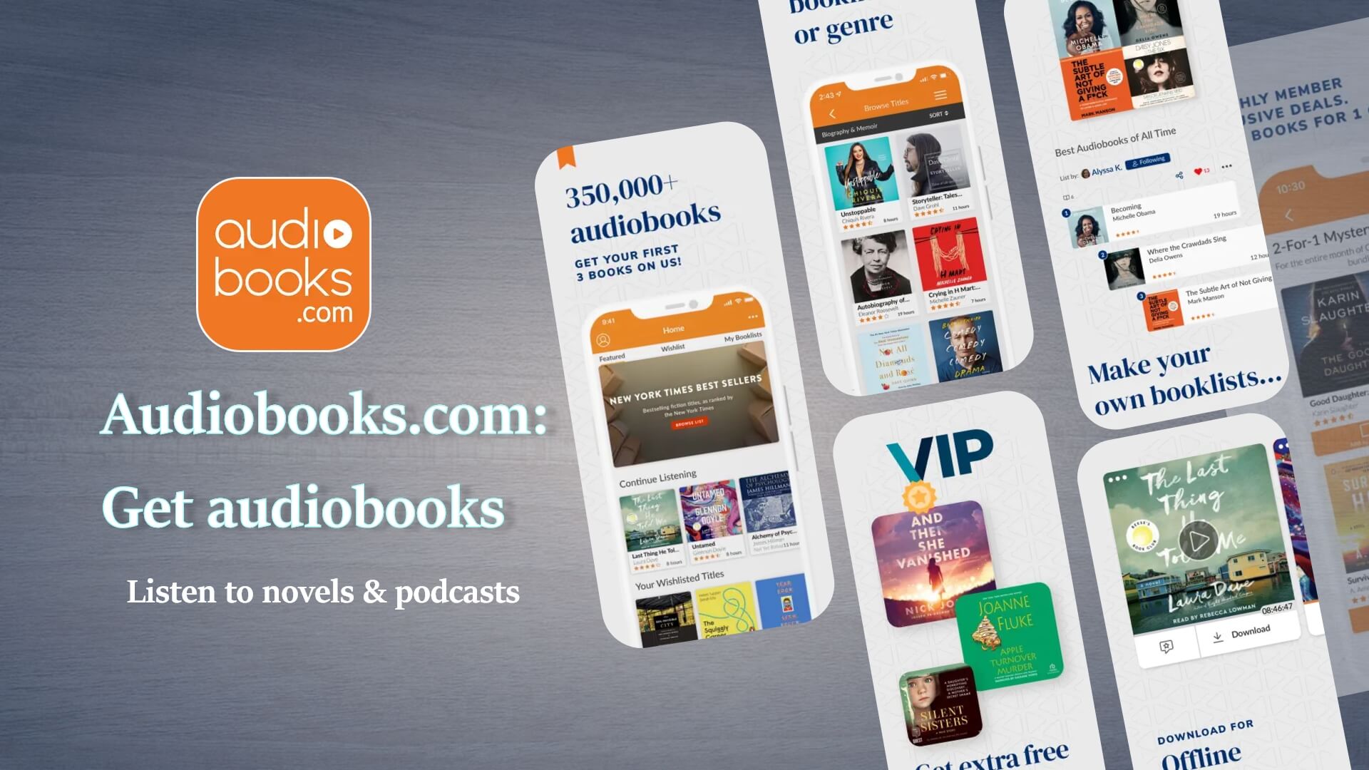 Audiobooks.com Get audiobooks