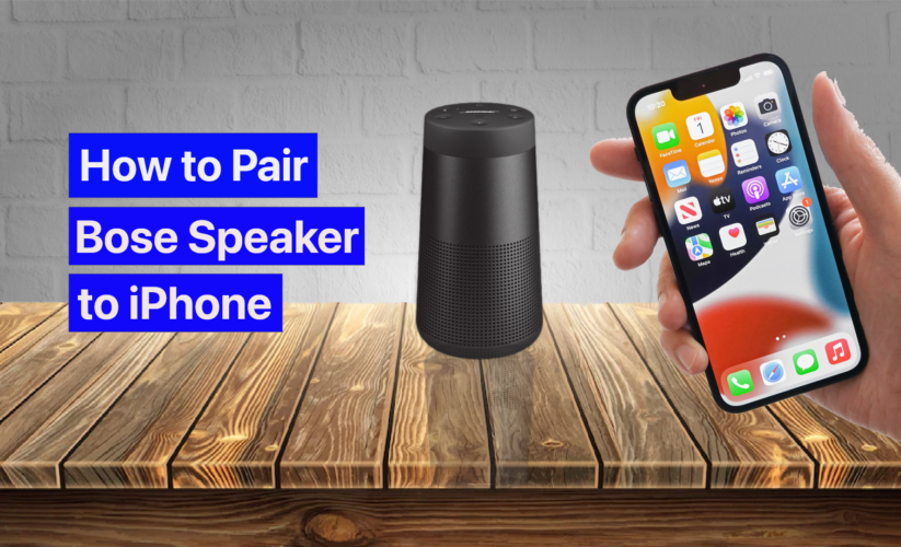 How to Pair Bose Speaker to iPhone