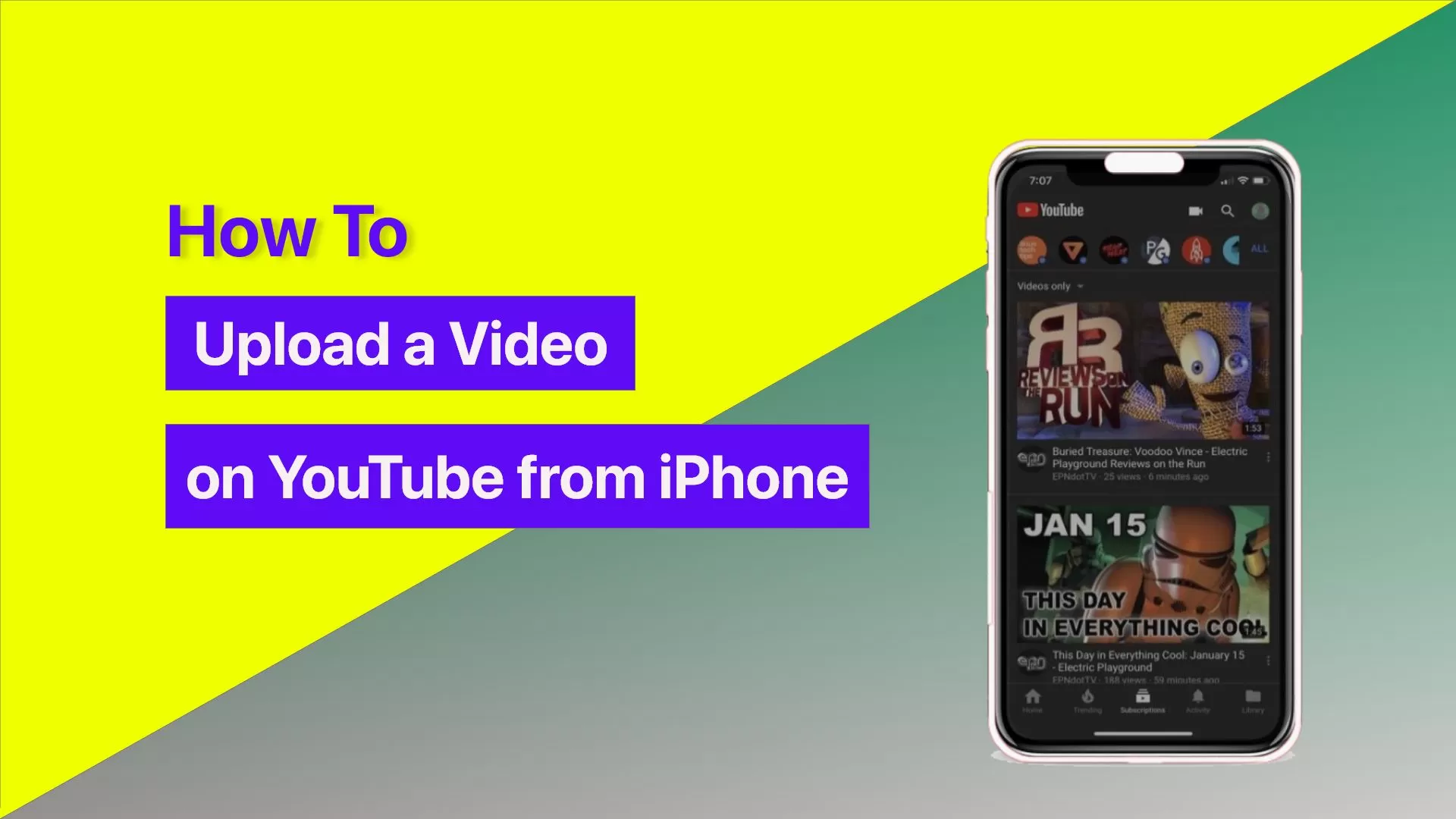 How to Upload a Video to YouTube from iPhone